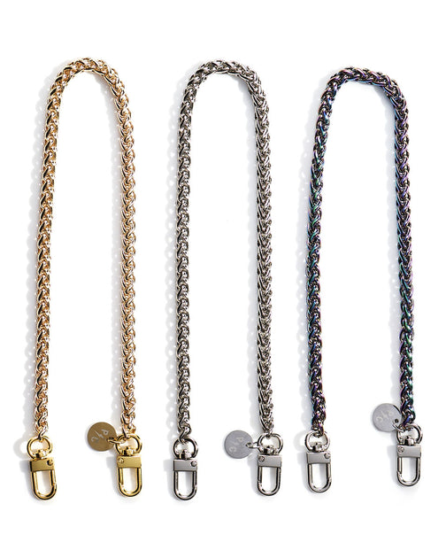 Shop LC Set of 3 Stainless Steel Paper Clip Chain Necklace Jewelry