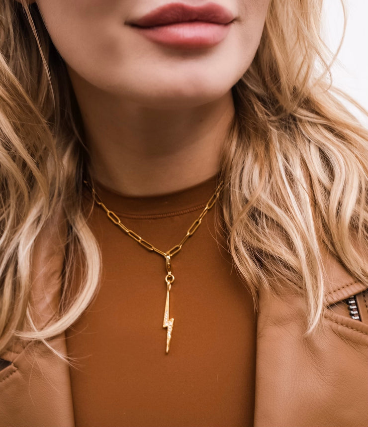SEQUIN x PRETTY CONNECTED Lightening Bolt Charm