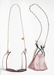 Kesha x PC Yin Yang Geometric Necklace, Face Mask Chain, + Glasses Lanyard Strap
